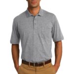 Port & Company ®  Core Blend Jersey Knit Pocket Polo. KP55P