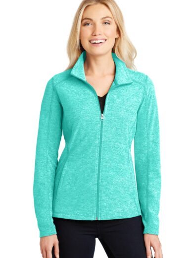 Port Authority ®  Women's Heather Microfleece Full-Zip Jacket. L235