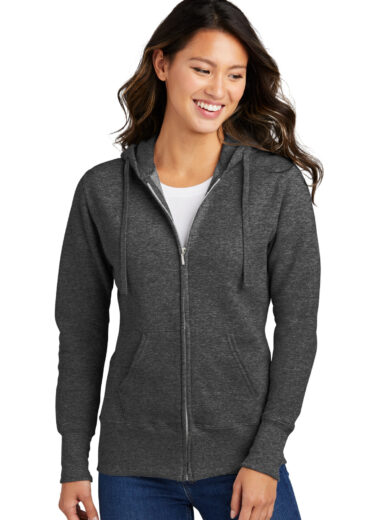 Port & Company ®  Women's Core Fleece Full-Zip Hooded Sweatshirt. LPC78ZH