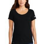 Nike Women's Dri-FIT Cotton/Poly Scoop Neck Tee. NKBQ5234
