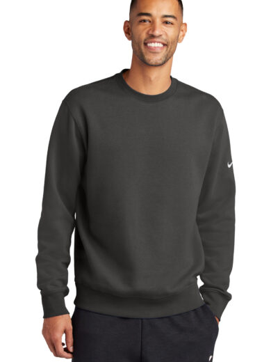 Nike Club Fleece Sleeve Swoosh Crew NKFD9863