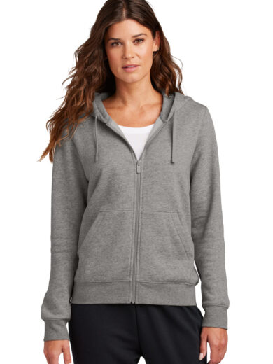 Nike Women's Club Fleece Sleeve Swoosh Full-Zip Hoodie NKFD9890