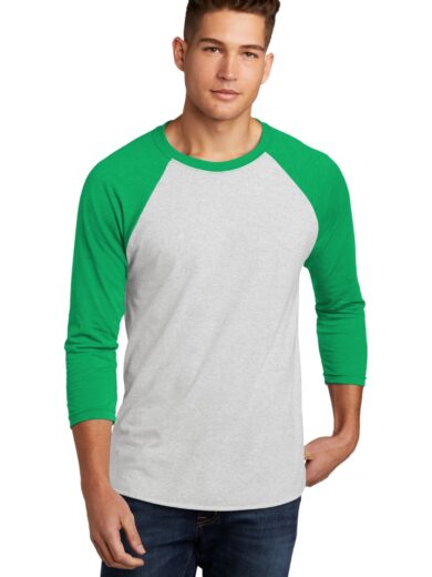 Next Level Apparel ®    Adult Tri-Blend 3/4-Sleeve Raglan Tee. NL6051