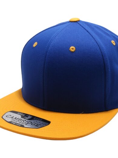 PB105T PitBull Cambridge Cotton Two-Tone Snapback [Royal/Gold]