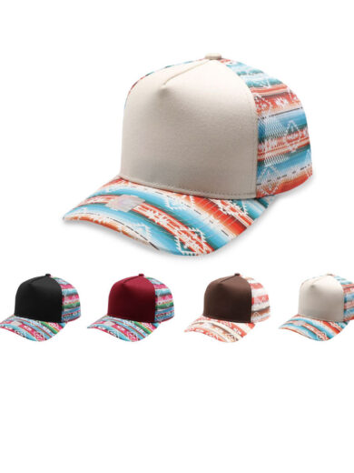PB225LPT Women's 5 Panel PonyTail