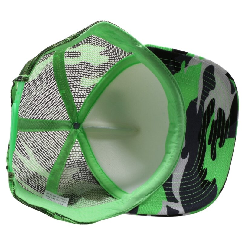 PB267 Neon Camo Sponge Trucker - Image 18