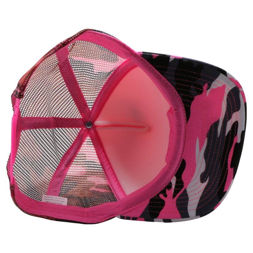 PB267 Neon Camo Sponge Trucker - Image 30