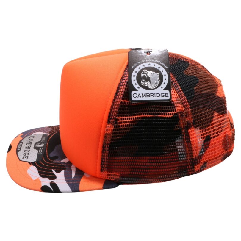 PB267 Neon Camo Sponge Trucker - Image 22