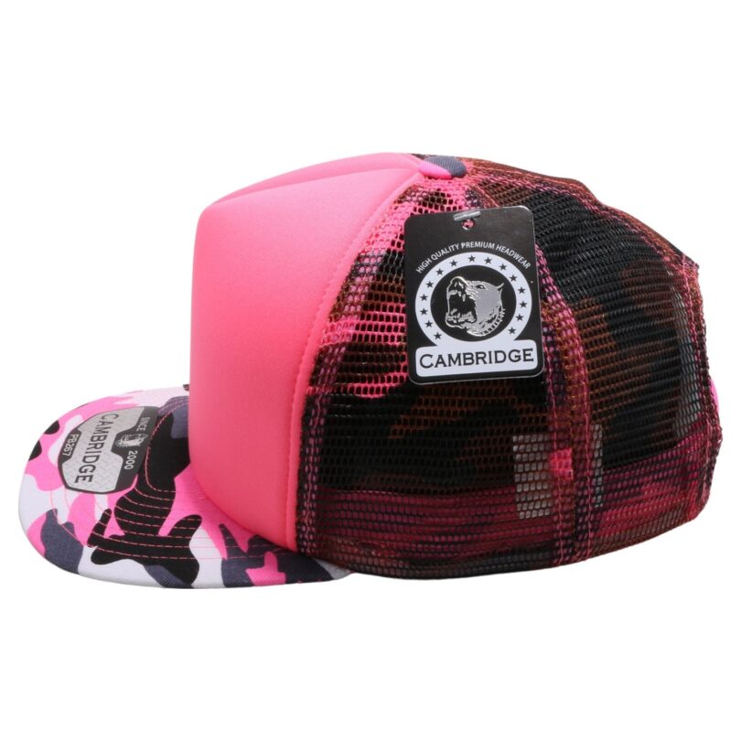 PB267 Neon Camo Sponge Trucker - Image 28