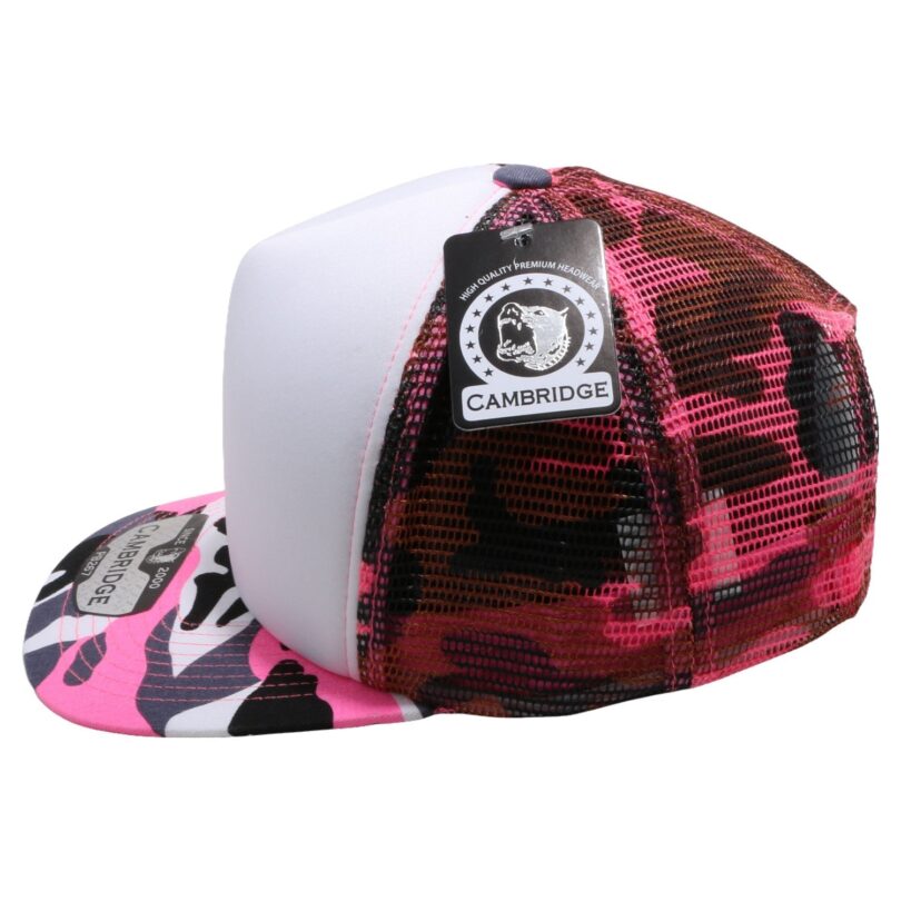 PB267 Neon Camo Sponge Trucker - Image 13
