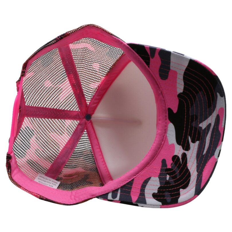 PB267 Neon Camo Sponge Trucker - Image 15