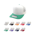 PB275 5 Panel Cream Two-Tone Trucker