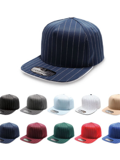 PB328 5 Panel Pinstripe Snapback