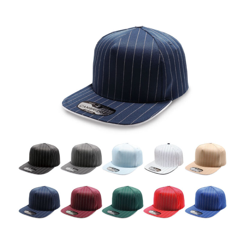 PB328 5 Panel Pinstripe Snapback