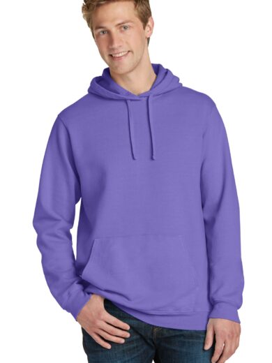 Port & Company ®  Beach Wash ®  Garment-Dyed Pullover Hooded Sweatshirt. PC098H