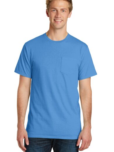 Port & Company ®  Beach Wash ®  Garment-Dyed Pocket Tee.  PC099P