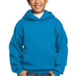 Port & Company ®  - Youth Core Fleece Pullover Hooded Sweatshirt.  PC90YH