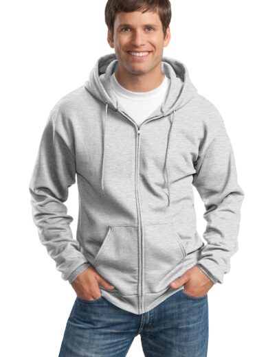 Port & Company ®  Tall Essential Fleece Full-Zip Hooded Sweatshirt. PC90ZHT