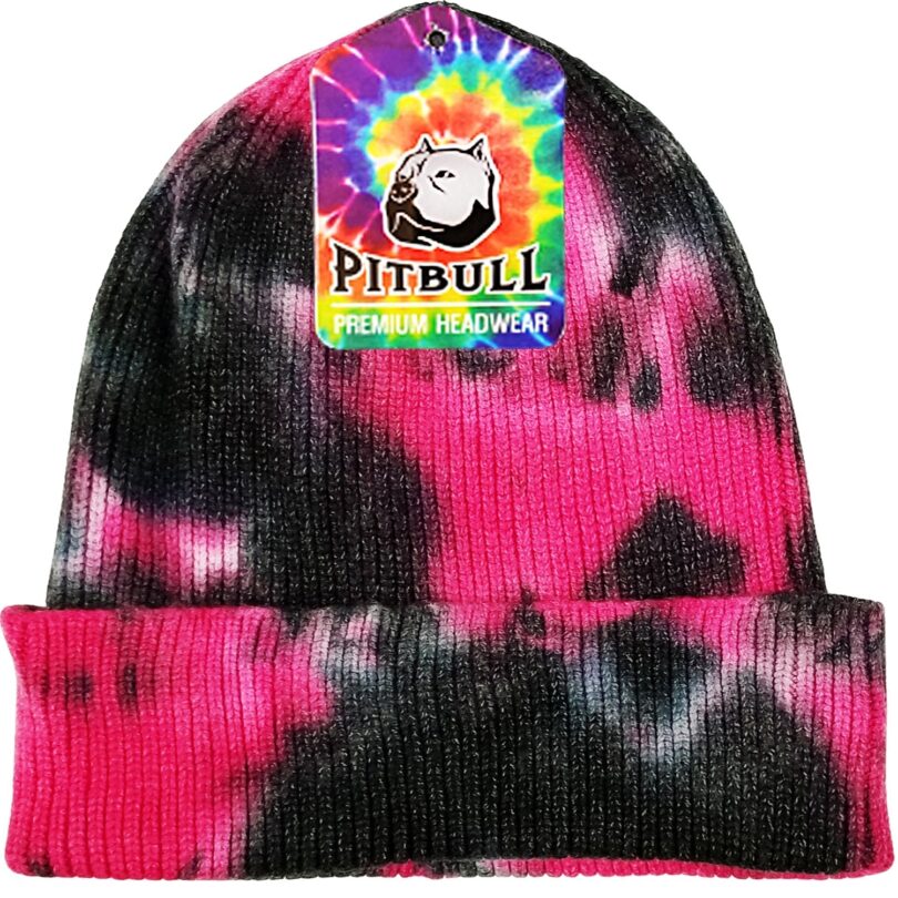 PB266 Tie Dye Cuffed Knit Beanie - Image 3