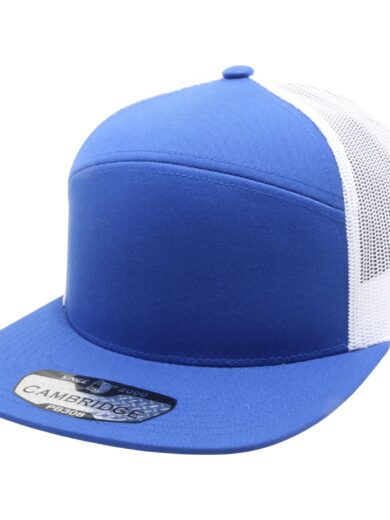 PB308 Pitbull Cambridge 6 Panel Camper Mesh Back Snapback [Royal/White]