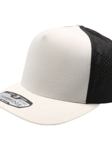PB315 Plain Punch Cambridge 5Panel High Frame (Cream/Black)