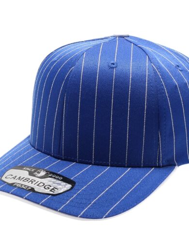 PB327 6-Panel Pinstripe Snapback Hat (Royal/White)