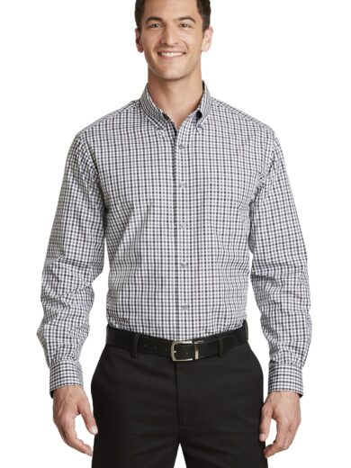 Port Authority ®  Long Sleeve Gingham Easy Care Shirt. S654