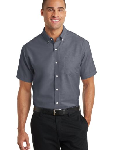 Port Authority ®  Short Sleeve SuperPro ™  Oxford Shirt. S659
