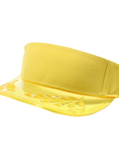 PB317 Pitbull Cambridge Transparent Bayleaf Sun Visor [Yellow]