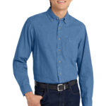 Port Authority ®  Tall Long Sleeve Denim Shirt. TLS600