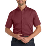 Port Authority ®  Short Sleeve SuperPro React   Twill Shirt. W809