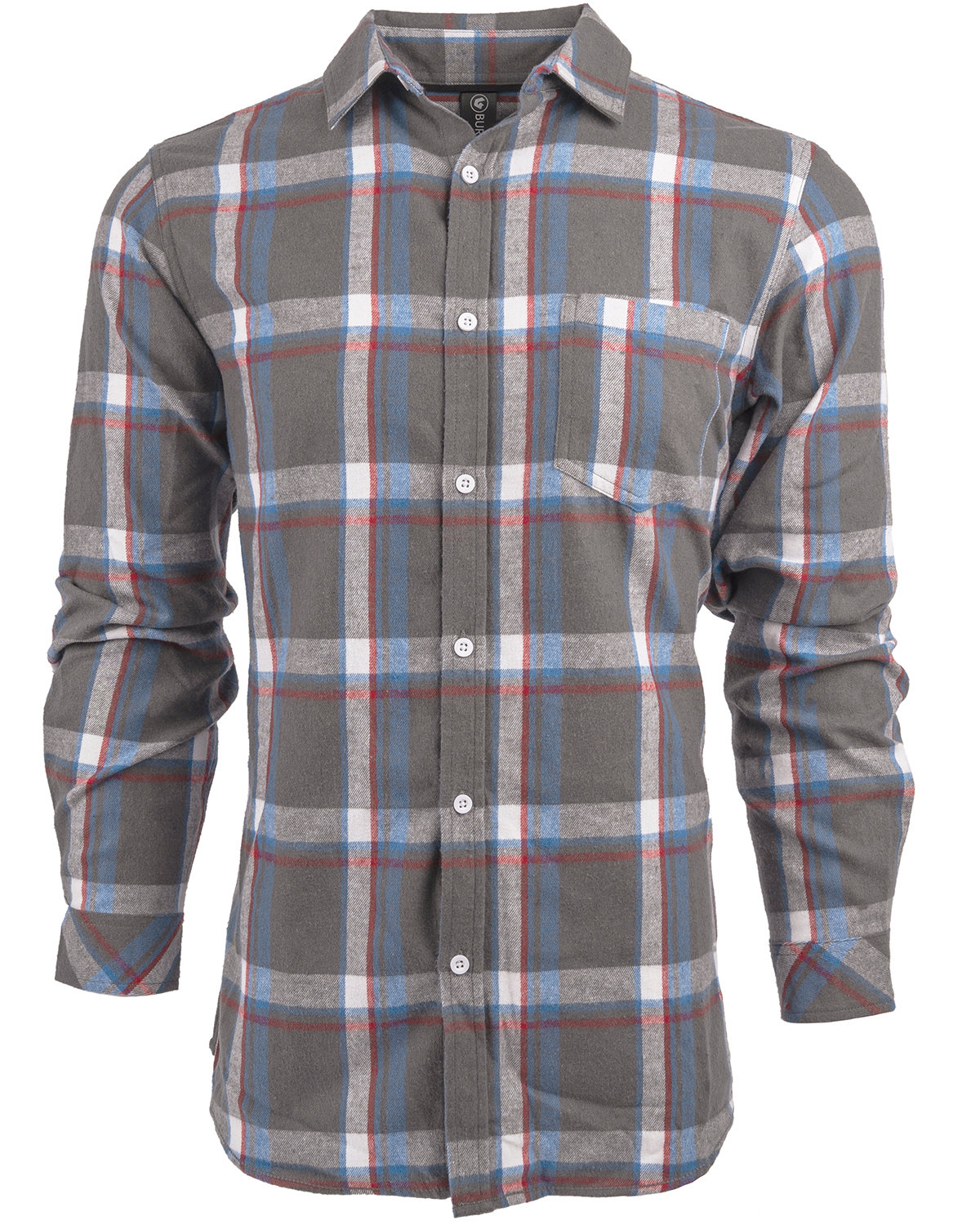 Ladies' Yarn-Dyed Long Sleeve Plaid Flannel Shirt