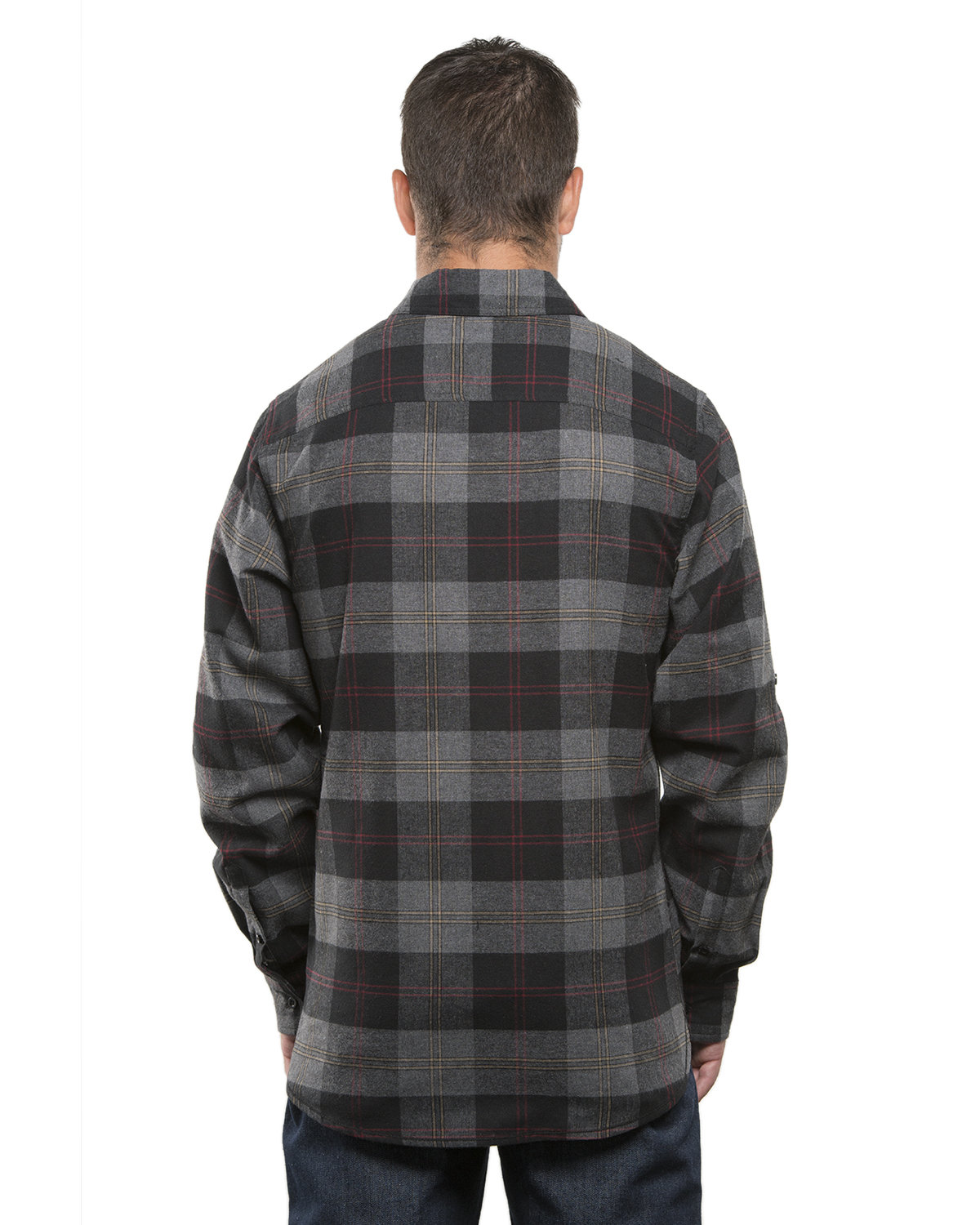 Men's Plaid Flannel Shirt - Image 2