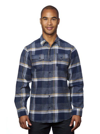 Men's Snap-Front Flannel Shirt