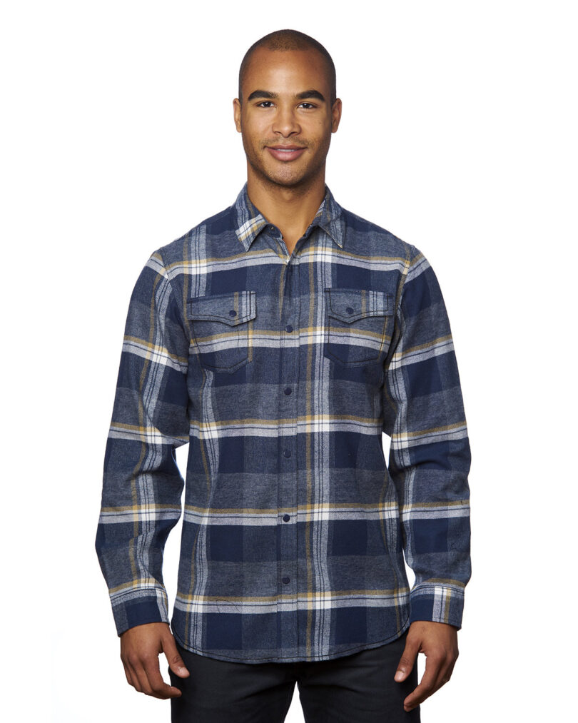 Men's Snap-Front Flannel Shirt
