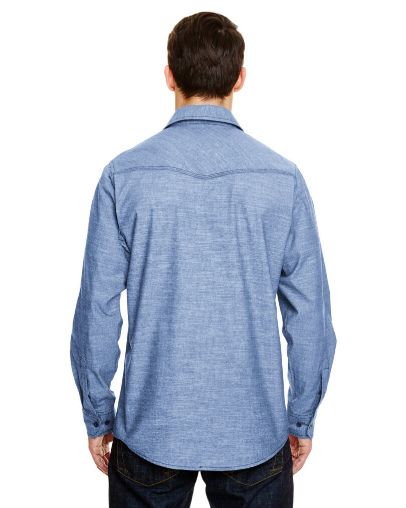 Men's Chambray Woven Shirt - Image 2