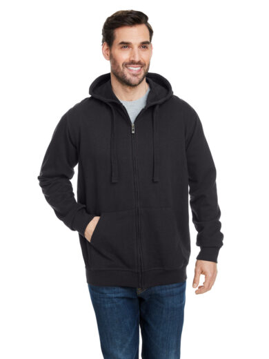 Men's  French Terry Full-Zip Hooded Sweatshirt