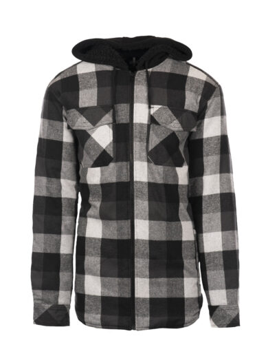 Men's Hooded Flannel Jacket