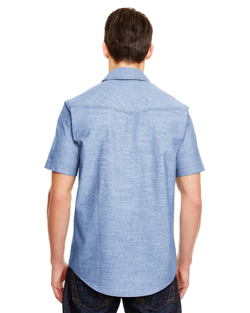 Men's Chambray Woven Shirt - Image 2