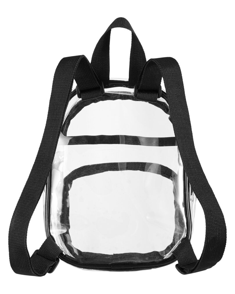 Unisex Clear PVC Mini Backpack - Image 2