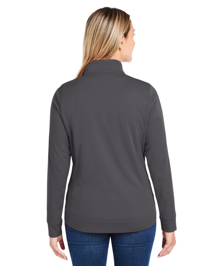 Ladies' Market Snag Protect Mesh Colorblock Quarter-Zip - Image 2