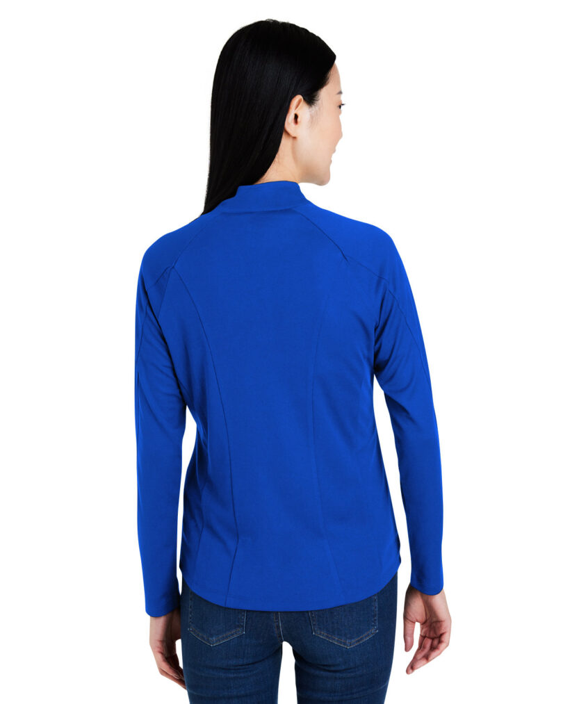 Ladies' Origin Performance Pique Quarter-Zip - Image 2
