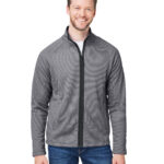 Men's Venture Heathered Stripe Full-Zip