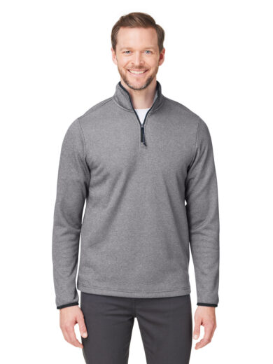 Men's Venture Heathered Stripe Quarter-Zip