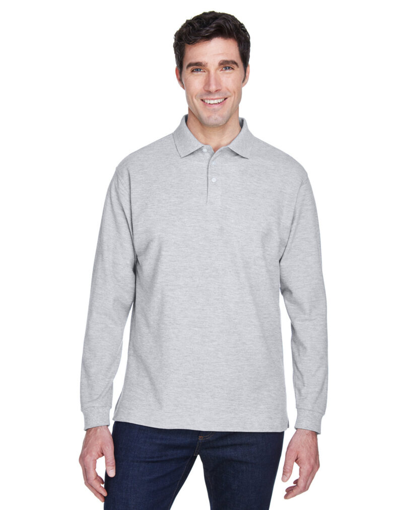 Men's Pima Piqu  Long-Sleeve Polo