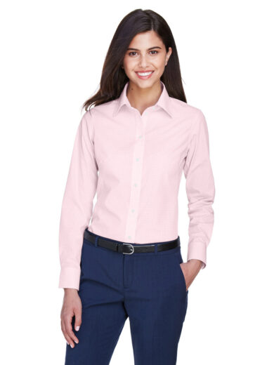 Ladies' Ladies' Crown Collection  Gingham Check Woven Shirt