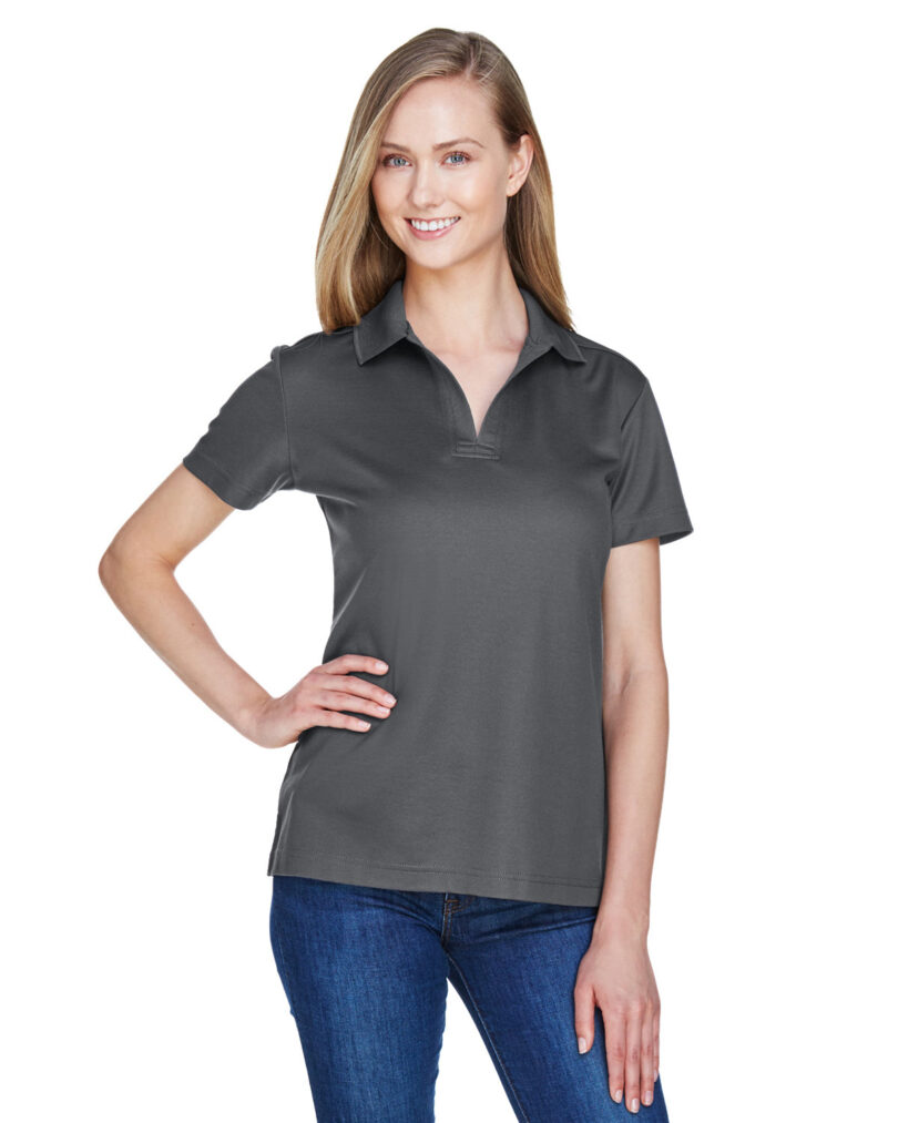 CrownLux Performance  Ladies' Plaited Polo