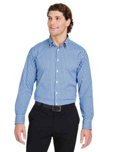 CrownLux Performance  Men's Gingham Shirt