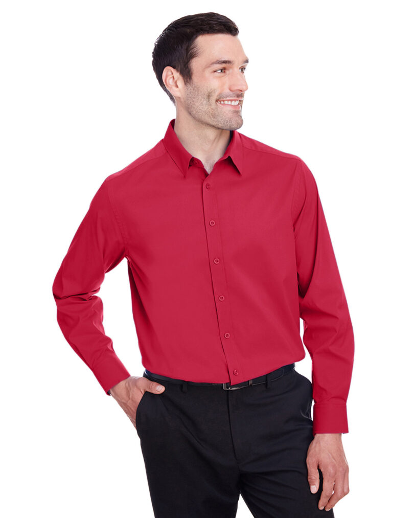 CrownLux Performance  Men's Stretch Woven Shirt