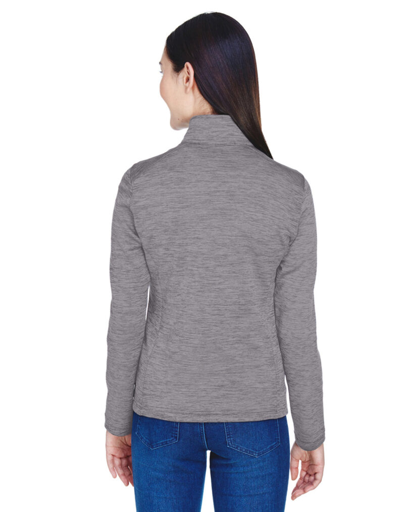 Ladies' Newbury M lange Fleece Quarter-Zip - Image 2